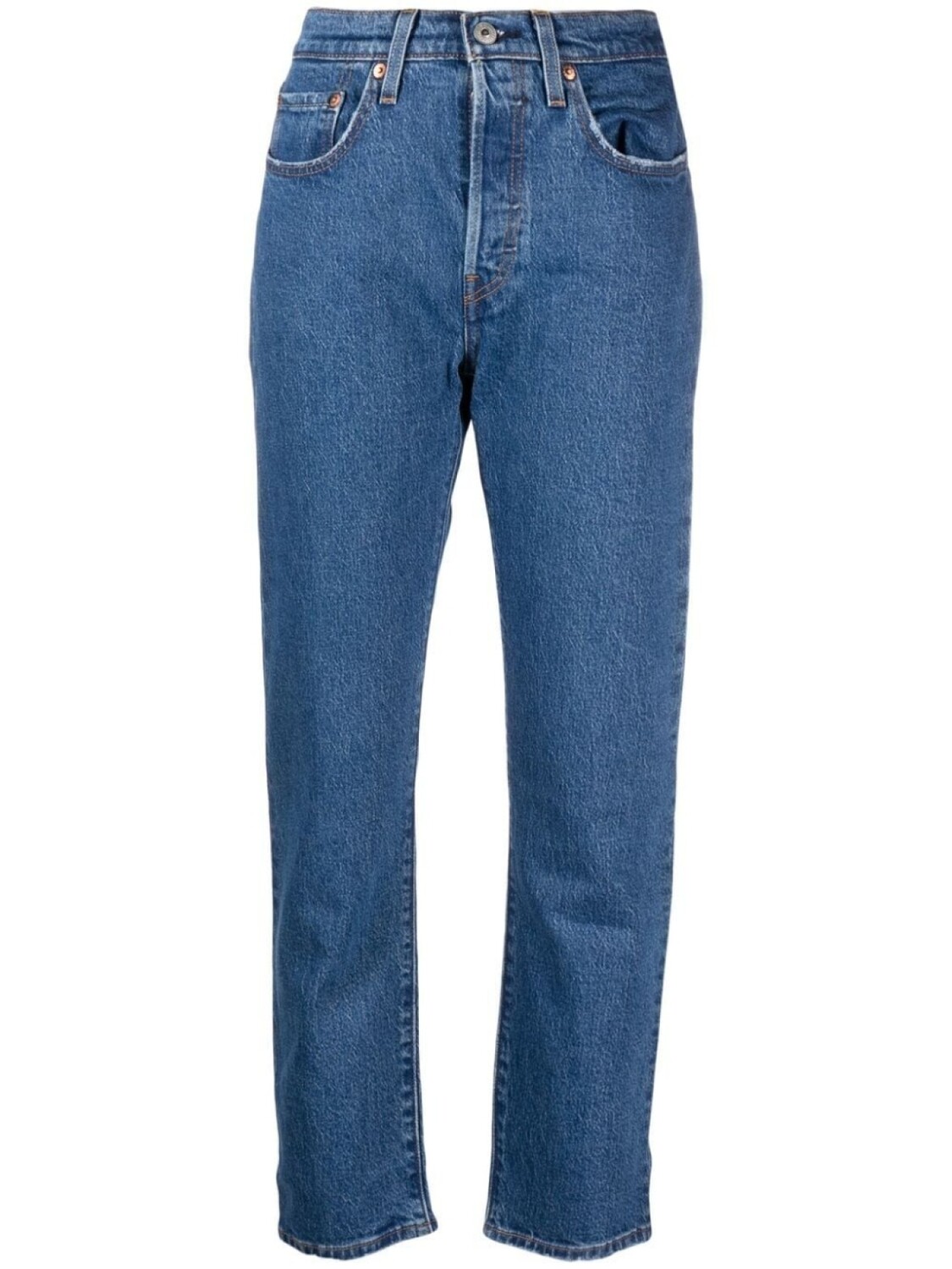 

Укороченные джинсы 501 прямого кроя Levi's, синий