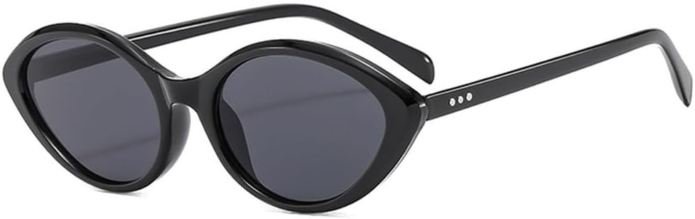 

LVTFCO Маленькие солнцезащитные очки для женщин, модные очки «кошачий глаз», спортивные очки для активного отдыха, декоративные солнцезащитные очки для отпуска, Black Black
