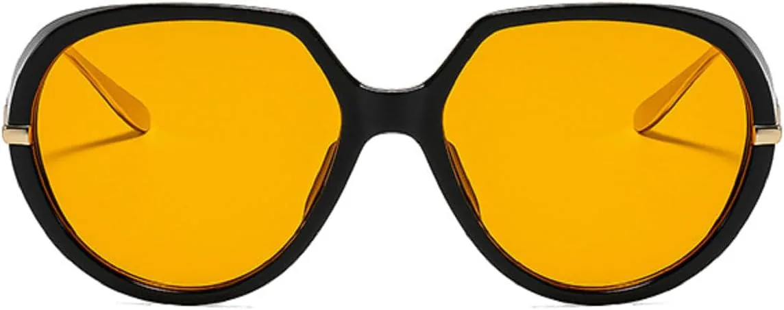 

Большие ретро-солнцезащитные очки-пилот для женщин и мужчин в винтажном стиле, модные солнцезащитные очки в крупной оправе с защитой от УФ-излучения UV400 mincl, C1