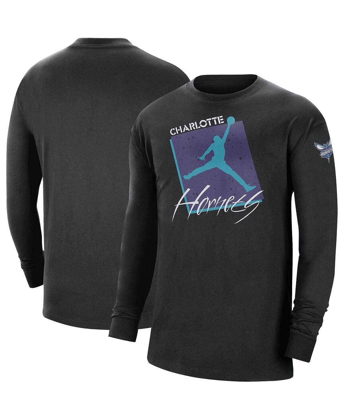 

Мужская брендовая черная футболка Charlotte Hornets Courtside Max 90 в винтажном стиле с длинным рукавом Statement Edition Jordan, Черный, Мужская брендовая черная футболка Charlotte Hornets Courtside Max 90 в винтажном стиле с длинным рукавом Statement E