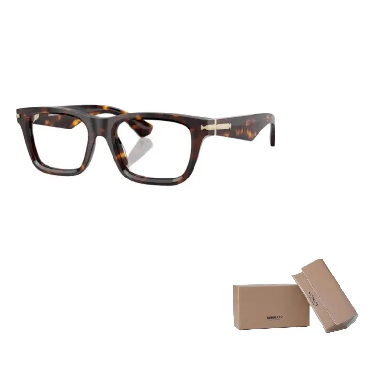 

Burberry Квадратная оправа для очков мужская черепаховая, Tortoiseshell
