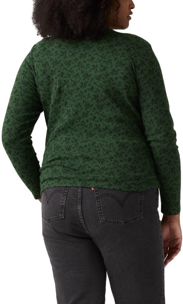 Женская футболка Levi's Hayes с длинным рукавом (также доступна в размере Plus), (New) Curie Floral Mountain View — фото 2