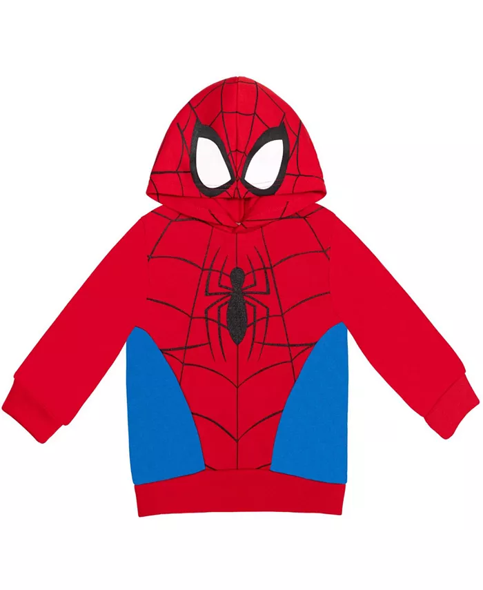 

Детская флисовая толстовка с капюшоном Marvel для мальчиков Spider-Man, мультиколор