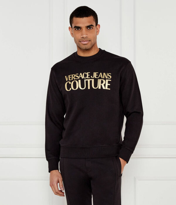 

Свитер Regular fit Versace Jeans Couture, черный