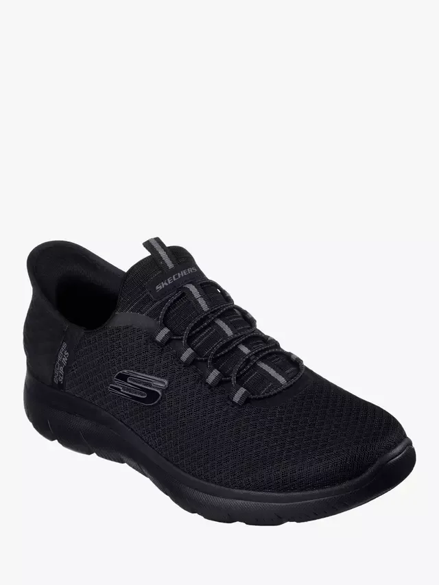 Кроссовки Summits Slip-in Skechers, Black — фото 2