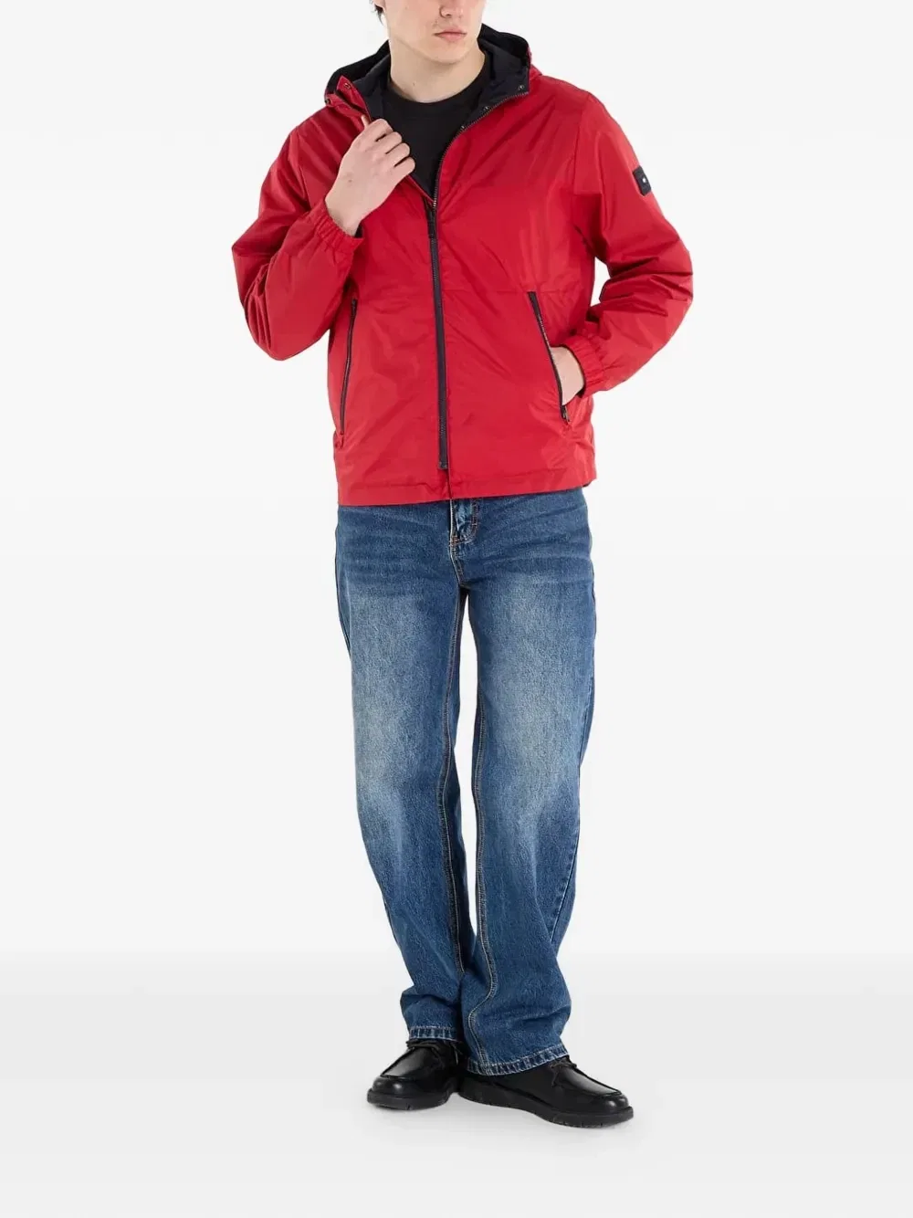 Двусторонняя куртка с капюшоном Tommy Hilfiger, синий — фото 2