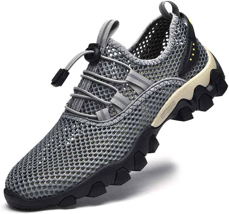 

Женские и мужские водные кроссовки, быстросохнущие акваобувь для плавания, спортивные для скалолазания, походов, ходьбы, легкие босоножки для пляжа Asifn, серый