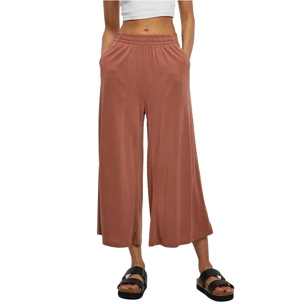 

Брюки Urban Classics Modal Culotte Dress, коричневый