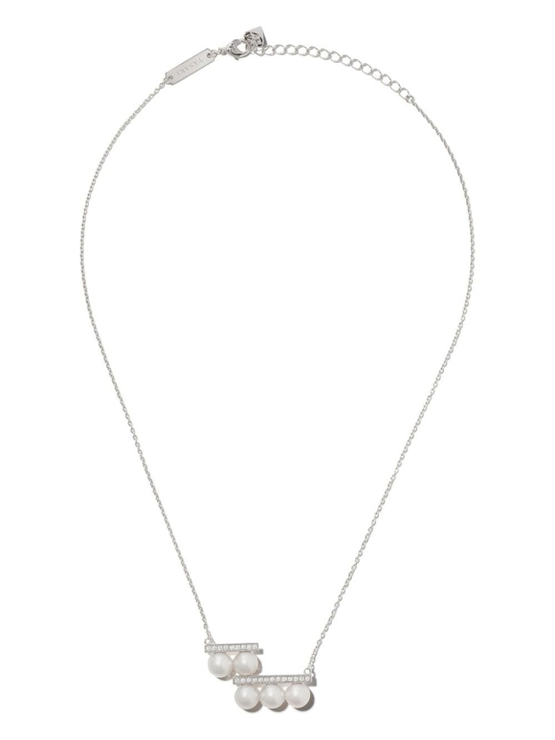 

Колье Collection Line Balance из белого золота с жемчугом TASAKI, серебряный