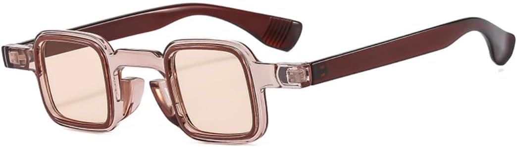 

Модные маленькие квадратные солнцезащитные очки для женщин с прозрачными градиентными линзами, защита от УФ-излучения UV400, ретро-стиль для мужчин, трендовые двухцветные UATXTAU, Champagne