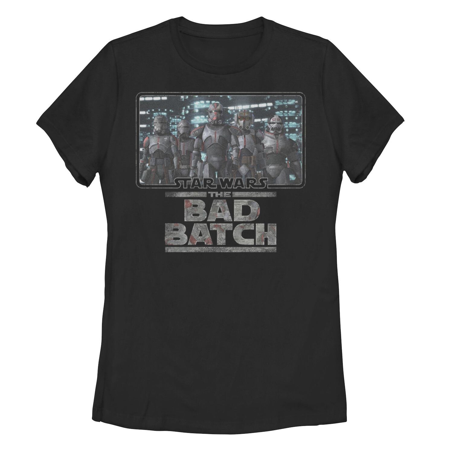 

Детская футболка с графическим логотипом Star Wars The Bad Batch и портретом группы Licensed Character