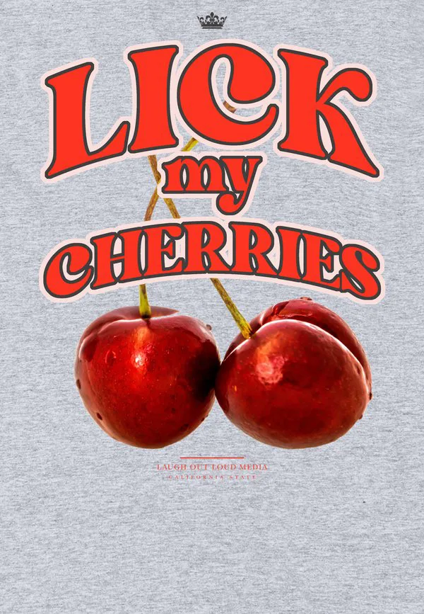

Толстовка matt keeling "lick my cherries" Henry Tiger, Heather Grey