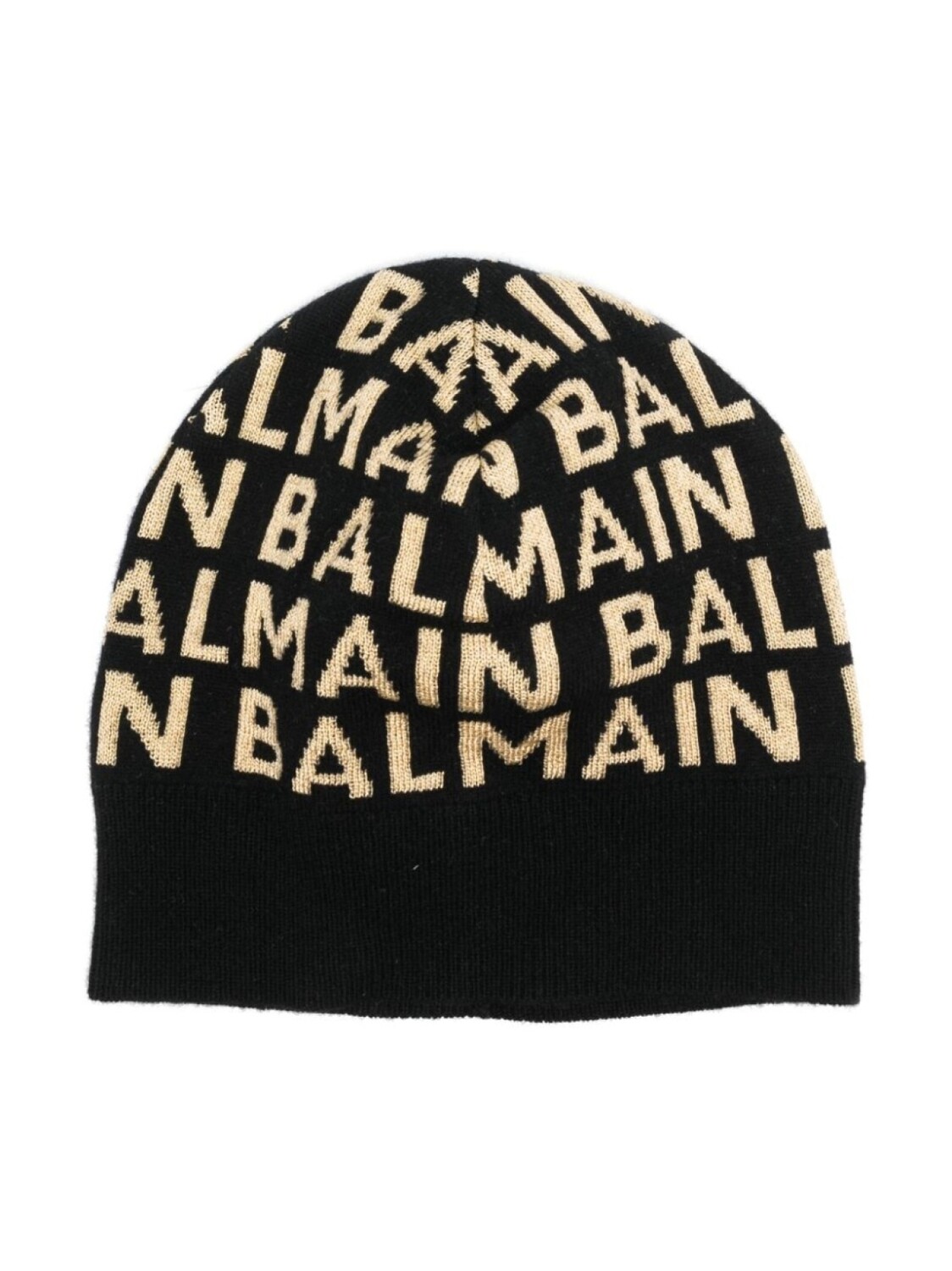 

Balmain Kids шапка бини с логотипом, черный