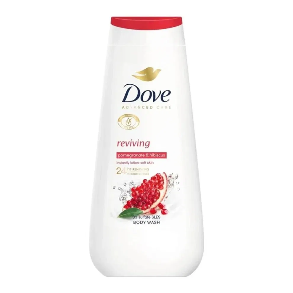 Гель для душа «Reviving Pomegranate & Hibiscus» от Dove Advanced Care (6 шт. по 225 мл) Dove
