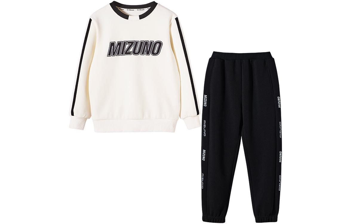 Повседневная спортивная футболка Mizuno начальной школы, экрю — фото 2