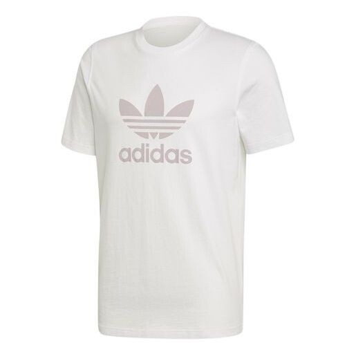 

Футболка originals trefoil alphabet logo printing round neck short sleeve white Adidas, белый