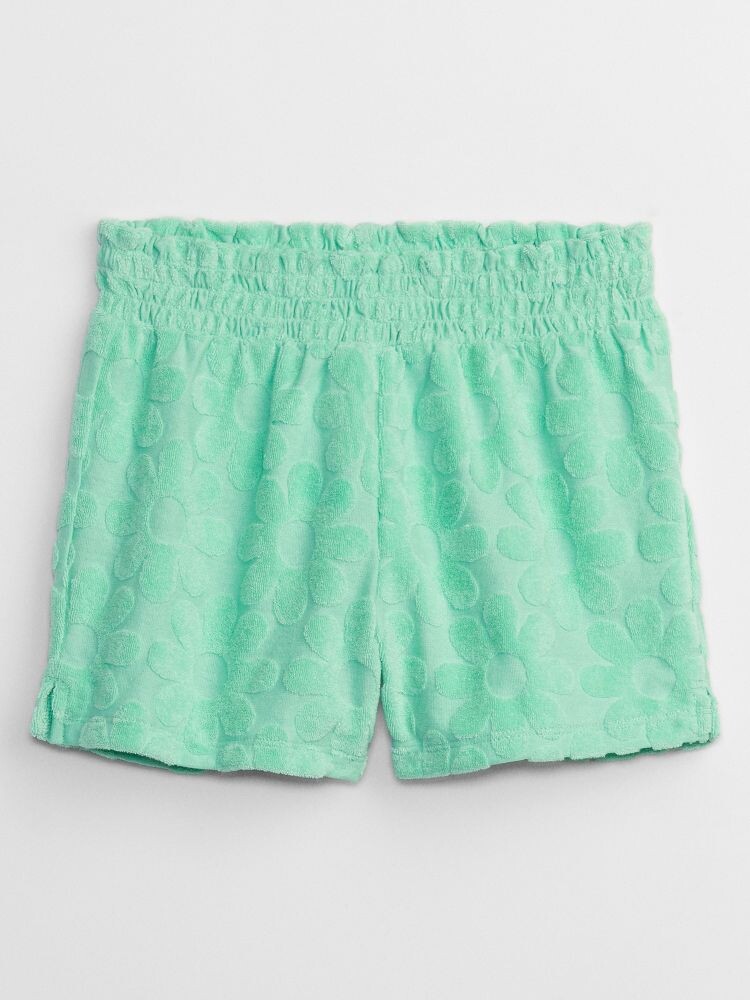 

Детские махровые шорты Gap, зеленый