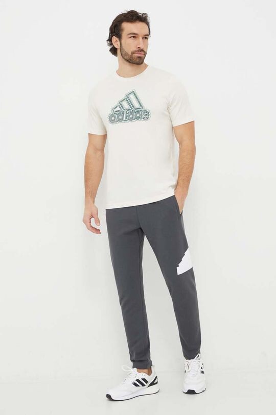 Джоггеры adidas, зеленый — фото 2