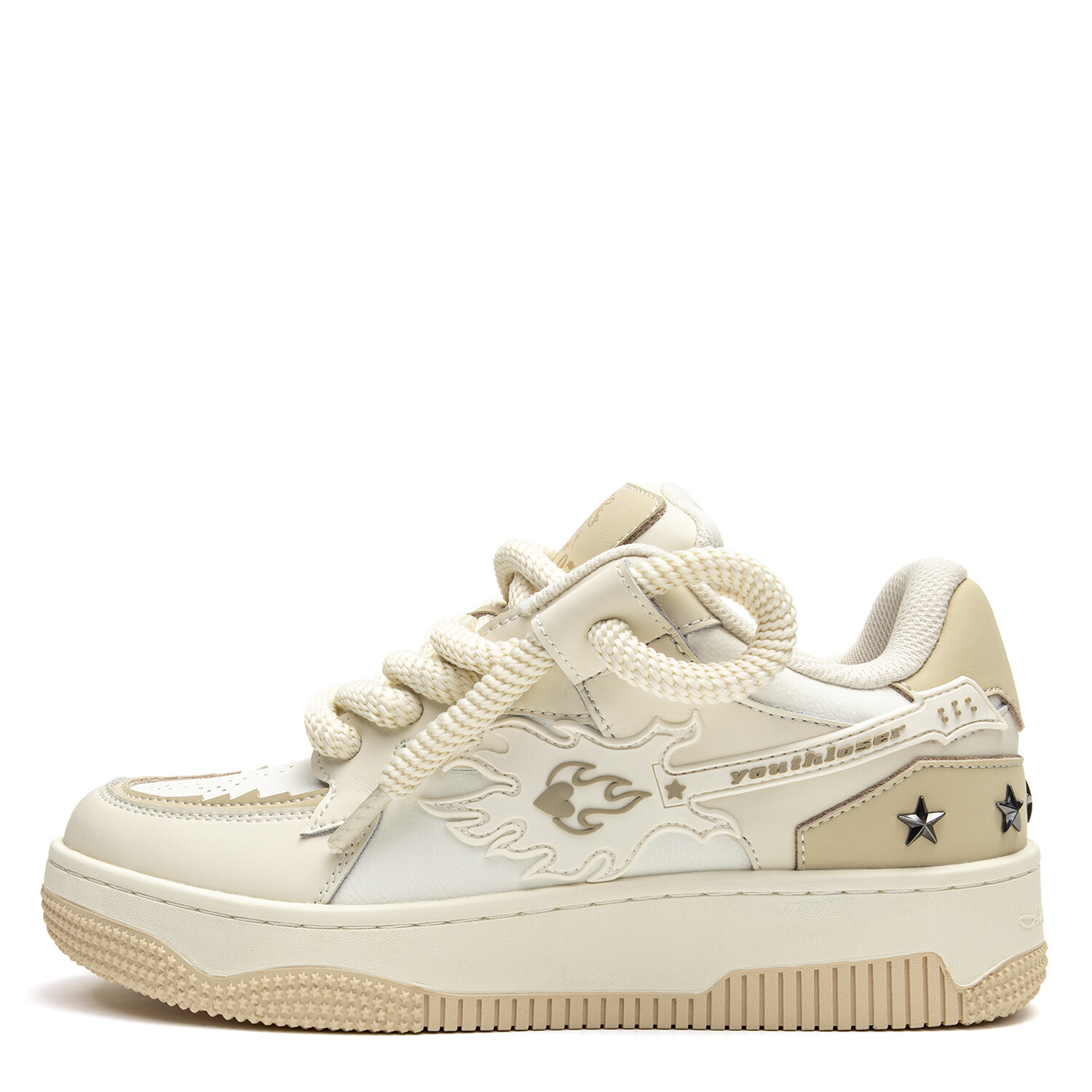 

Кроссовки youthloser Skateboarding Shoes Unisex Low-top White, цвет Off White