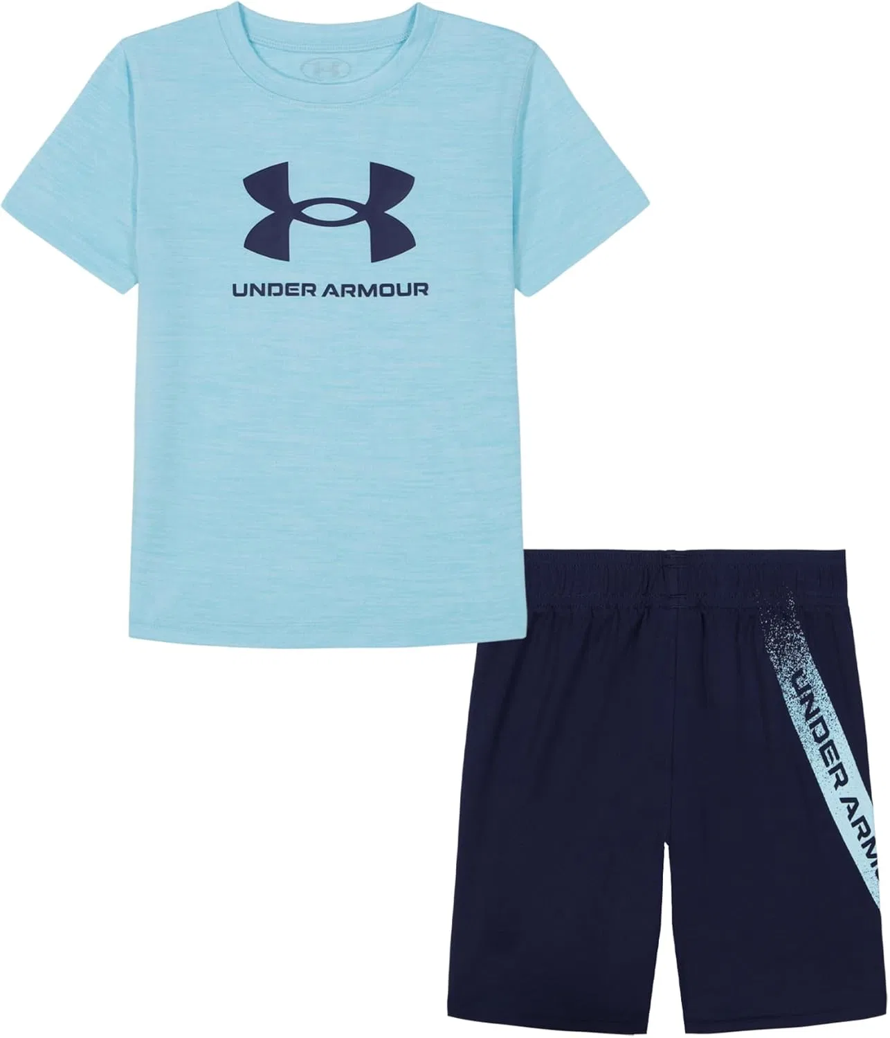 Детский спортивный комплект футболка и шорты Under Armour Stream Tech Fade