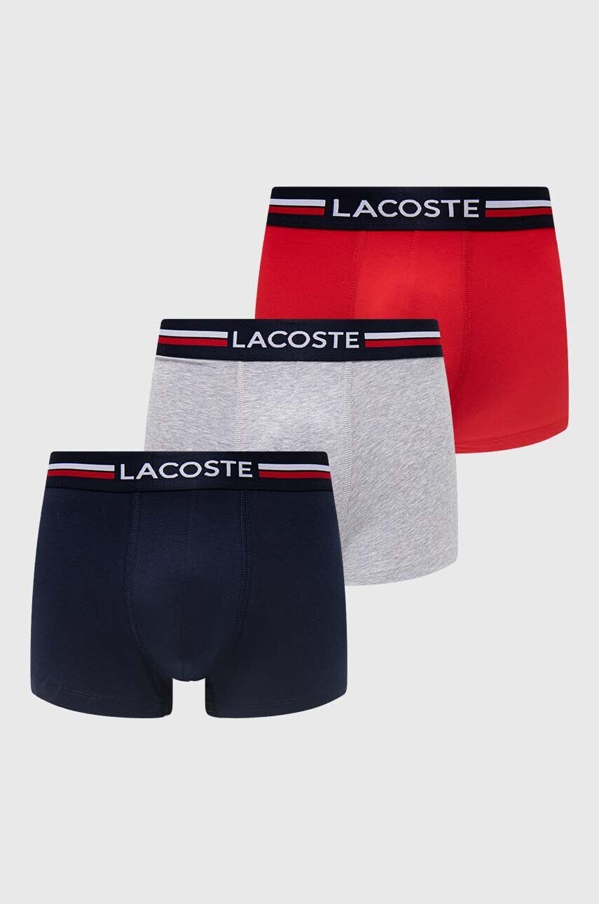 

Комплект боксеров Lacoste, 3 шт, черный