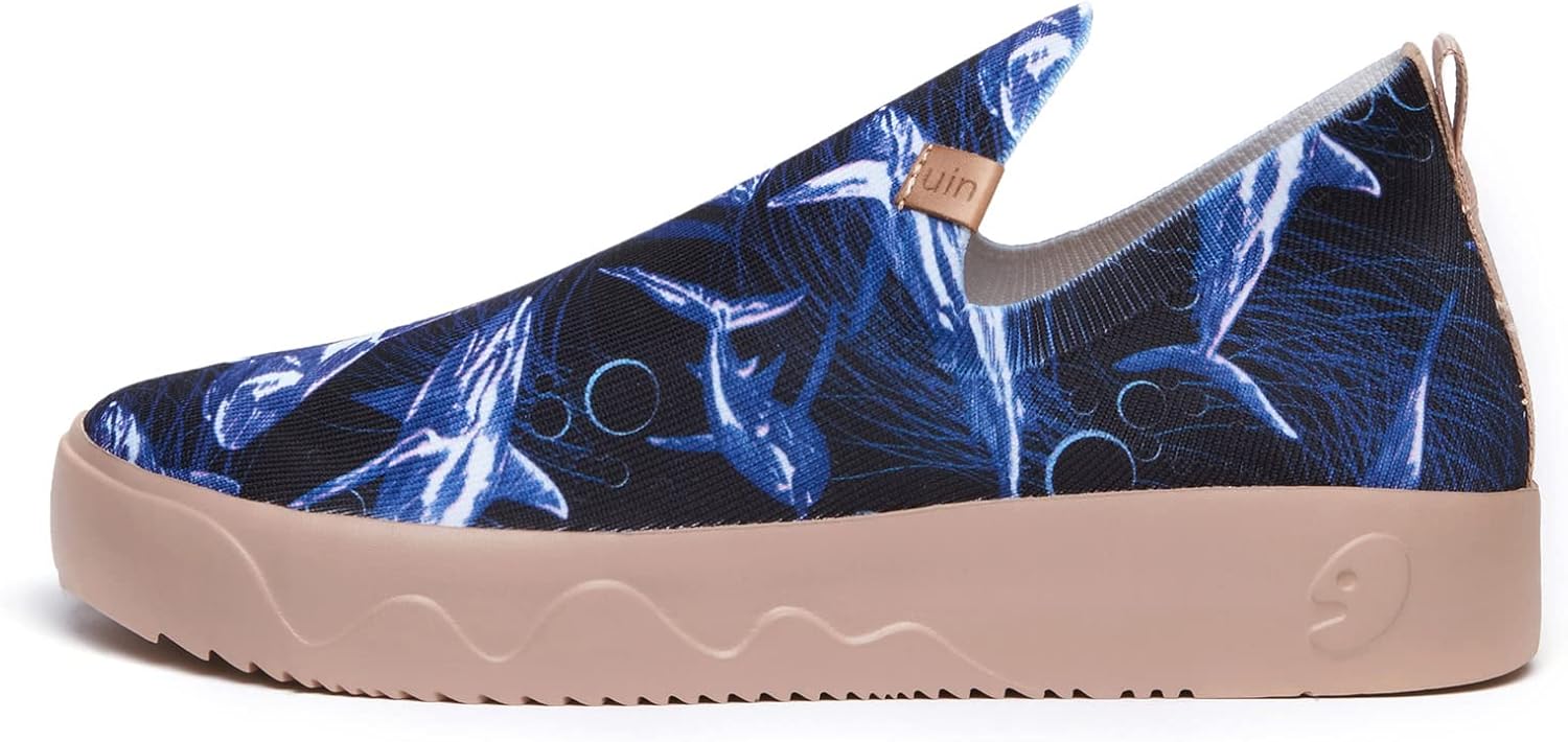 

Мужские повседневные лоферы UIN на шнуровке, удобные кеды с художественной росписью, стильные для путешествий, Фуэртевентура, Fuerteventuraⅰ-shark on Ink