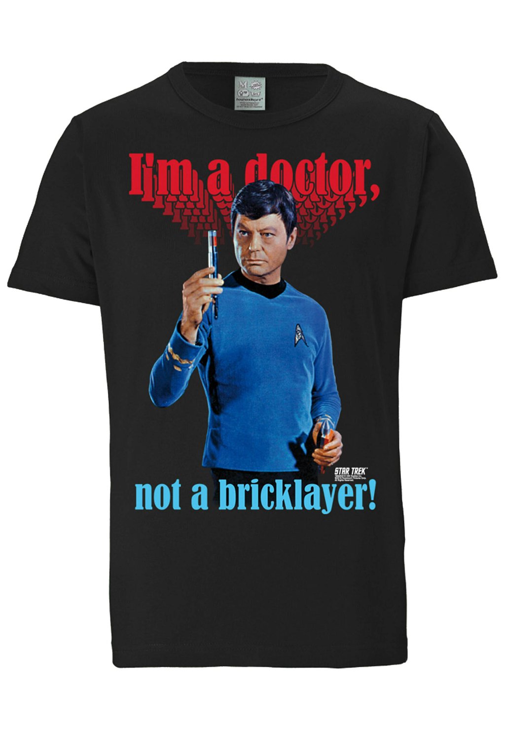 

Футболка с принтом STAR TREK LOGOSHIRT, черный