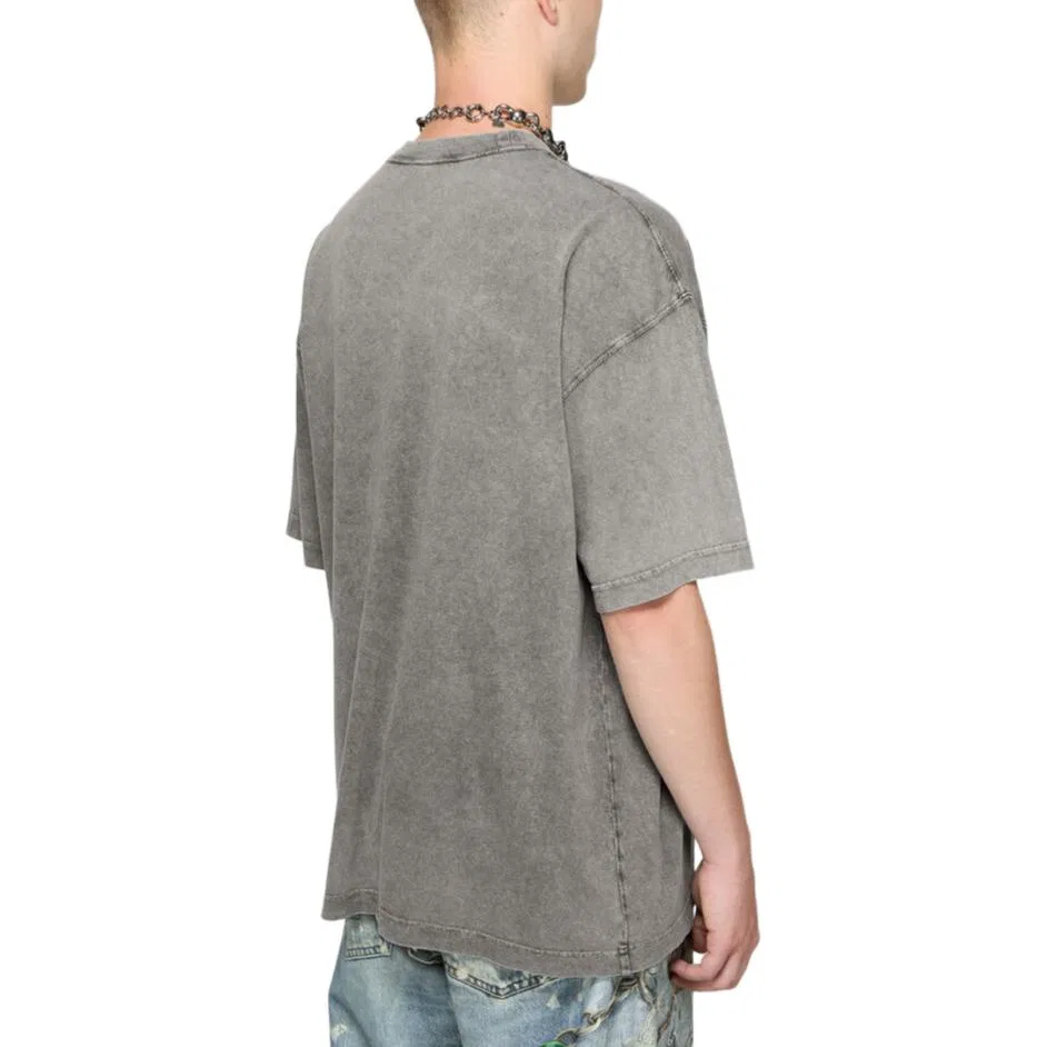 Футболка Blurred Logo Acne Studios, Light Gray — фото 4