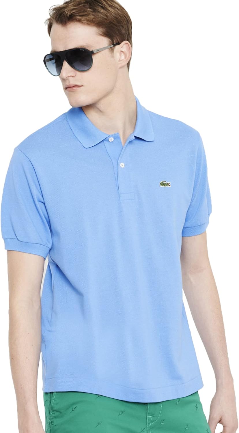 

Lacoste мужская короткая рукав классическая пике поло, Bellflower Blue, Синий, Lacoste мужская короткая рукав классическая пике поло, Bellflower Blue