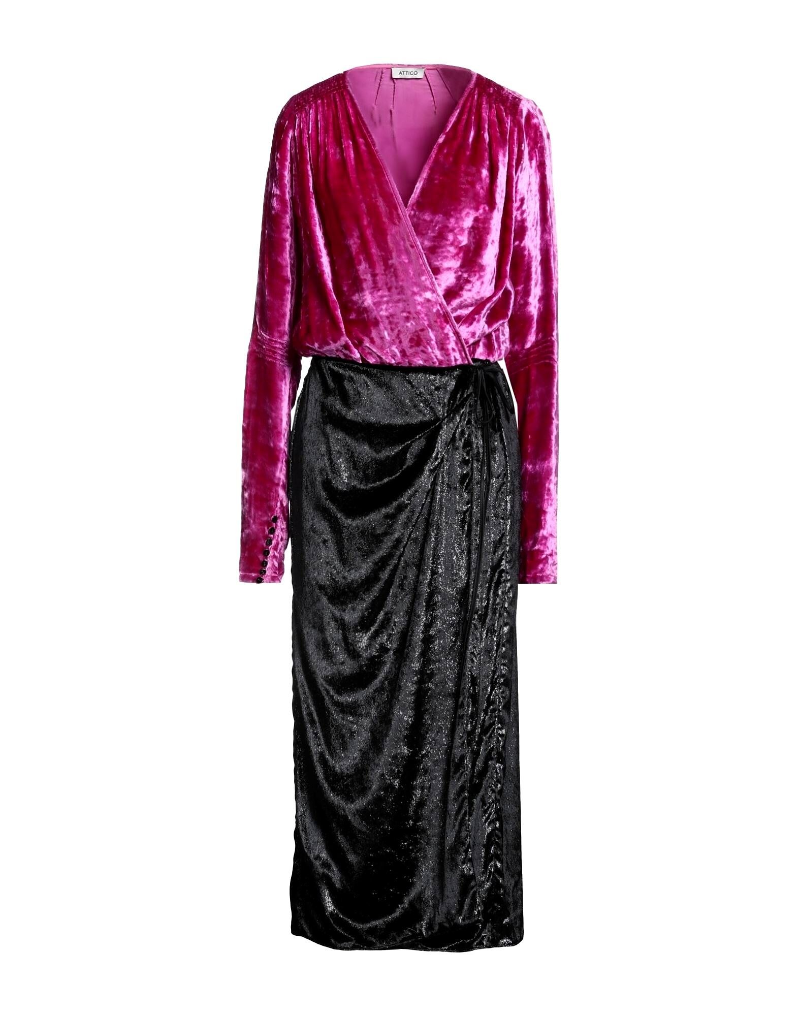 

Макси платье The Attico, гранатовый