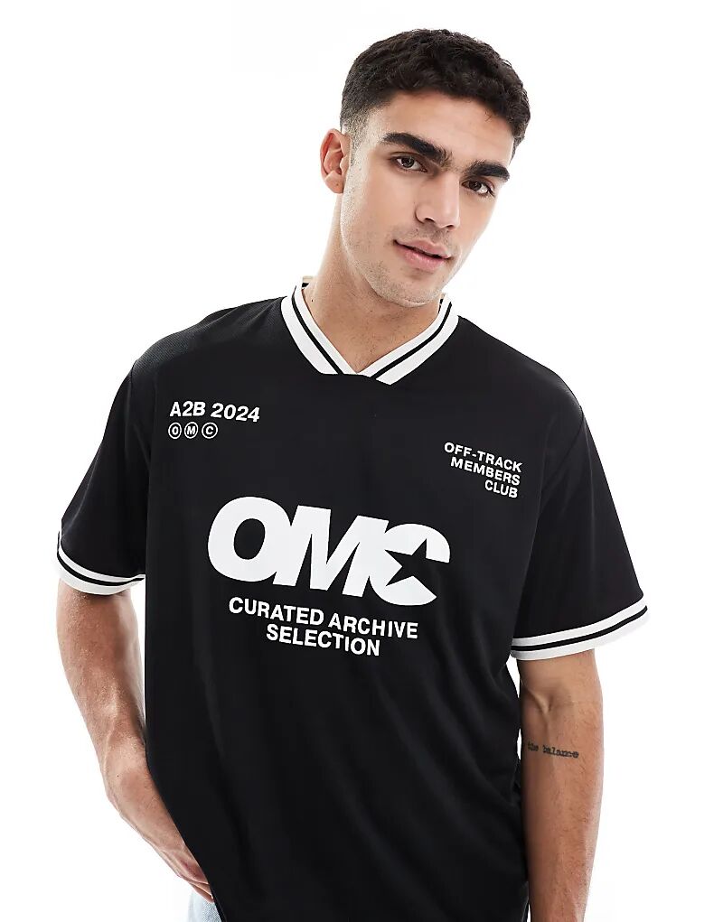 

Футбольный топ черного цвета Jack & Jones