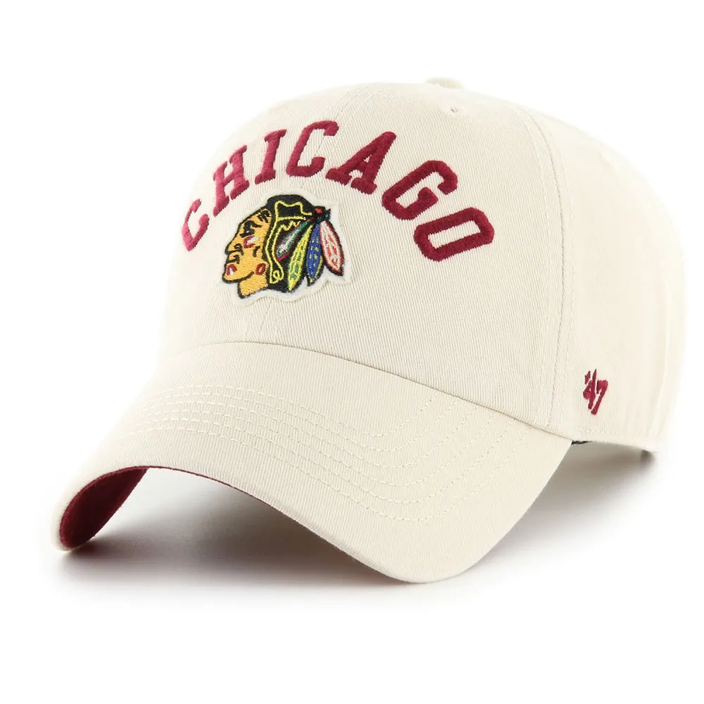 

Кепка 47 NHL Chicago Blackhawks Clubhouse Faber Clean Up, бежевый