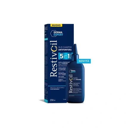 

Restivoil Derma Expert 5 в 1 Масляный шампунь против перхоти Флакон 250 миллилитров Perrigo Italia