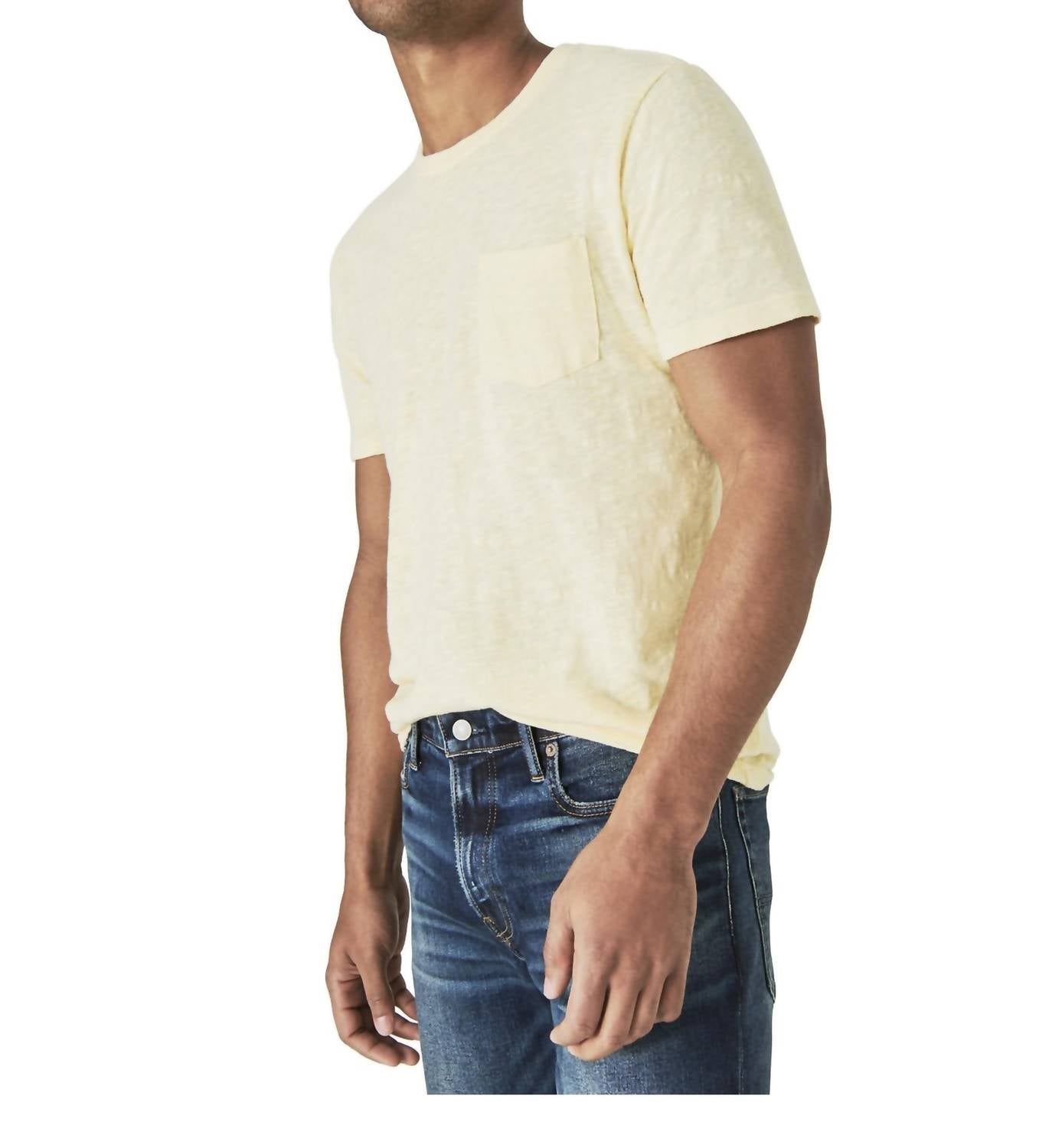

Футболка женская Lucky Brand, цвет pale banana