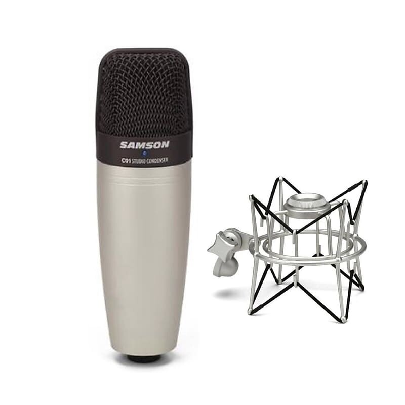 

Студийный конденсаторный микрофон Samson C01 Large Diaphragm Cardioid Condenser Microphone