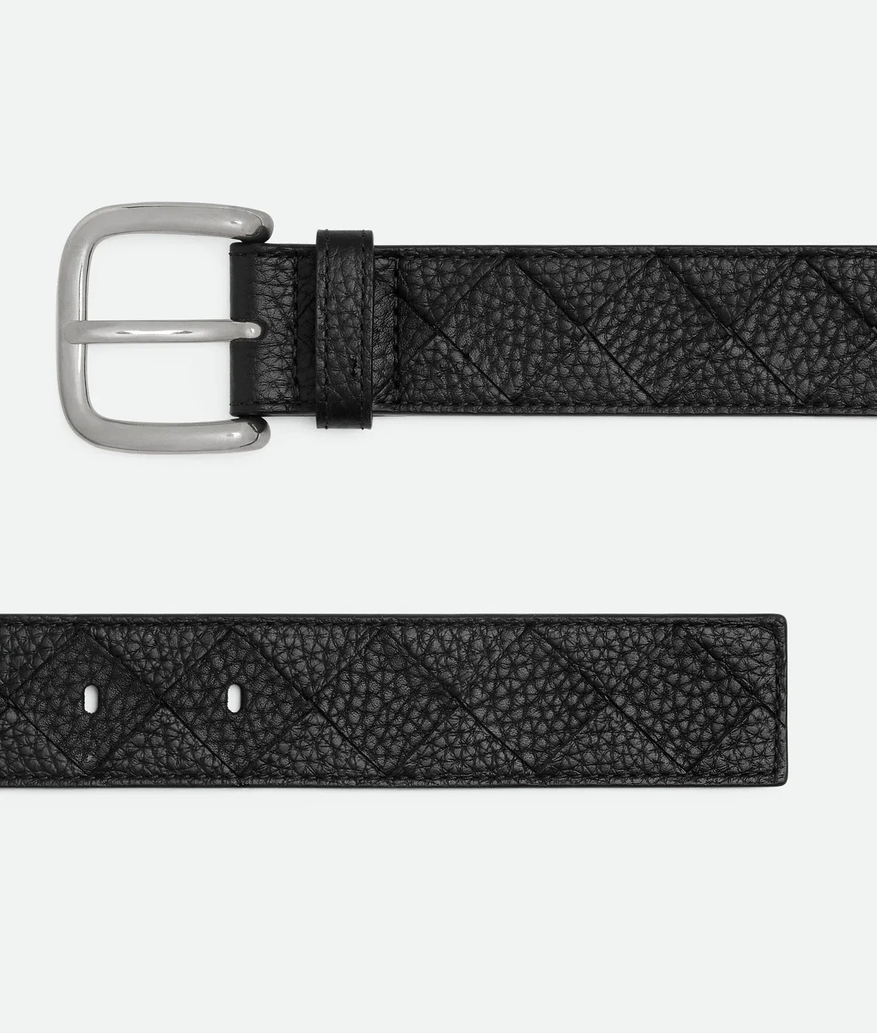 Intrecciato Taurillon Belt BOTTEGA VENETA, черный — фото 4