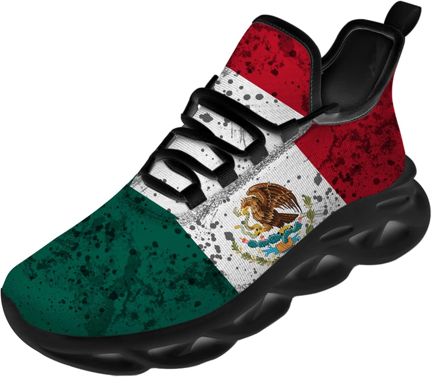 

Мужские и женские кроссовки Ciadoon Mexico для бега по дороге, нескользящие прогулочные, теннисные, для кросс-тренинга, подарочные, 1923 Redgreen