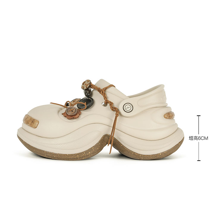 Ouder Сандалии Unisex Sand Dune Gray коллекции Mountains And Rivers Sand Dune Clogs с открытым мысом, цвет Sand Dune Gray — фото 4