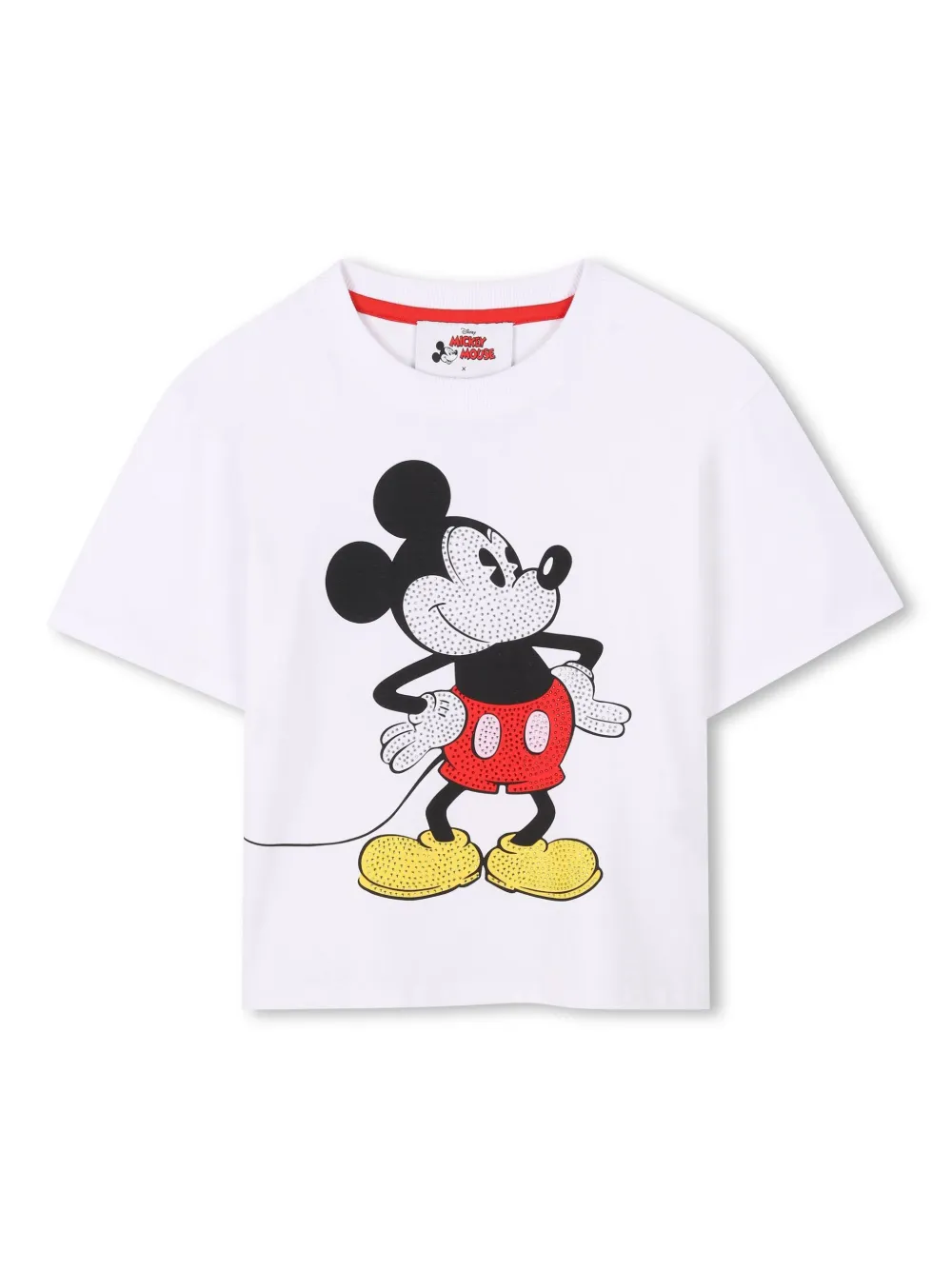

Футболка с графичным принтом из коллаборации с Mickey Mouse Marc Jacobs Kids, белый