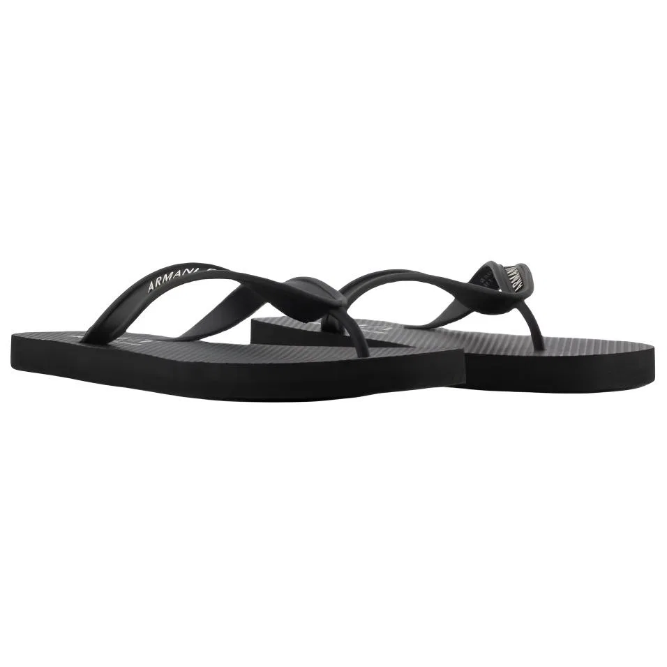 Вьетнамки ARMANI EXCHANGE черные — фото 4