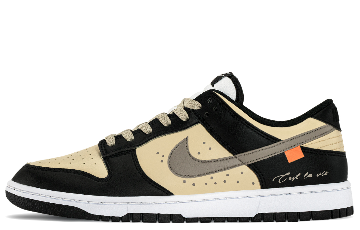 

Nike Кроссовки для скейтбординга Dunk Slip, нескользящие, износостойкие, легкие, мужские, черно-коричневые