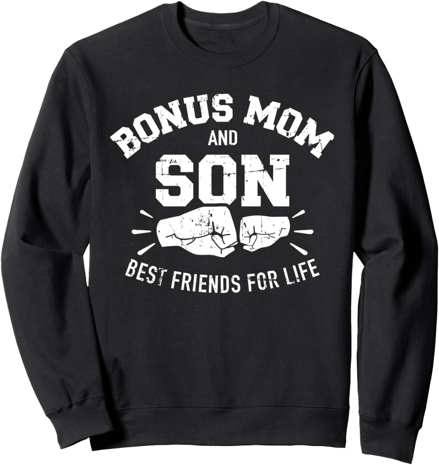 

Толстовка «Лучший друг мамы и сына на всю жизнь» Bonus Mom Son Store, черный