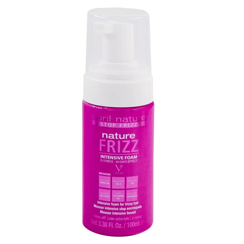 

Abril et Nature, Интенсивная пена Nature Frizz, мусс для волос, 100мл