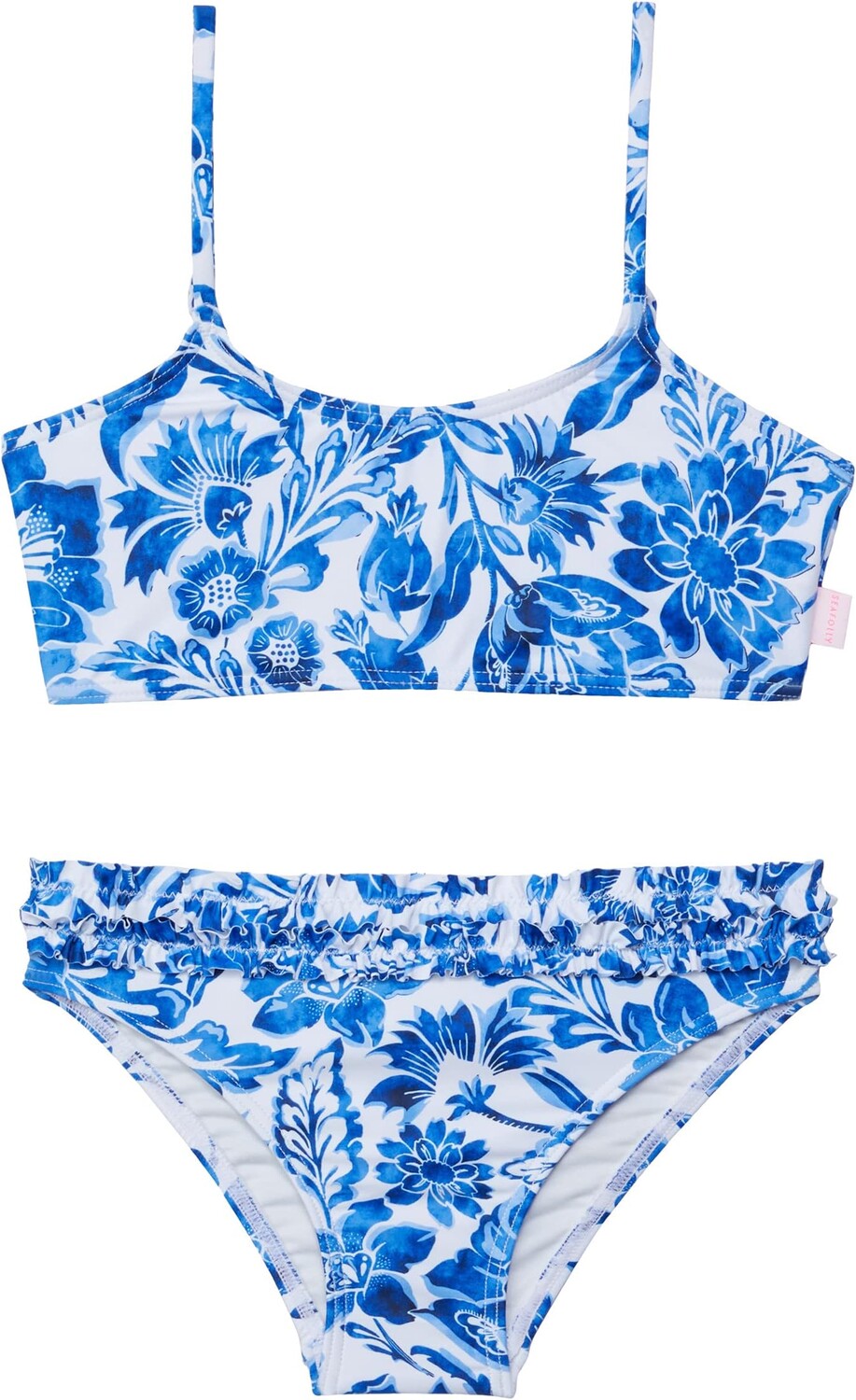 

Купальник Seafolly Kids Modern Marina Shirred Tankini Swim Set, цвет Marina Blue