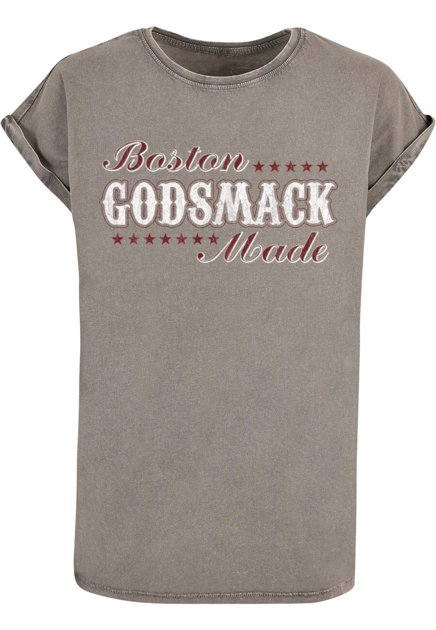 

Футболка Merchcode Shirt Godsmack - Boston, серо-бежевый