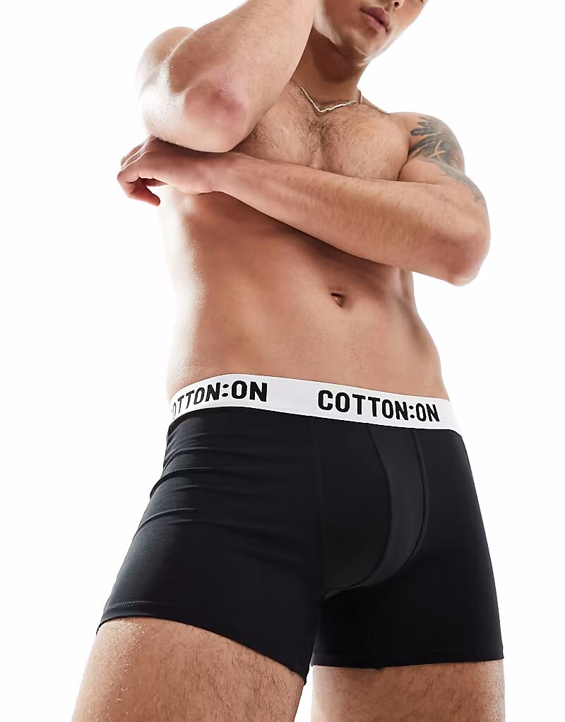 

Cotton:On - хлопковые трусы черного цвета