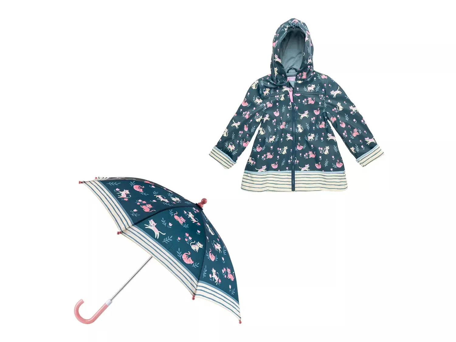 

Детский дождевик и зонт для детей 2T Stephen Joseph, Navy/Multicolor