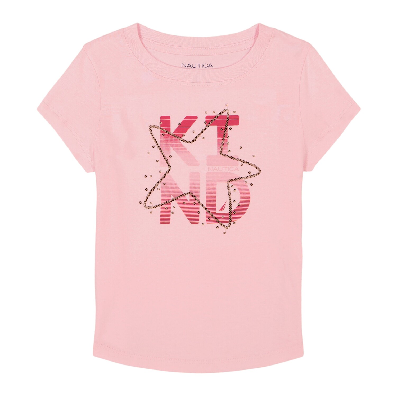 

Футболка Nautica Little Girls с омбре и пайетками (4-6X), цвет Watermelon Heather Hb439