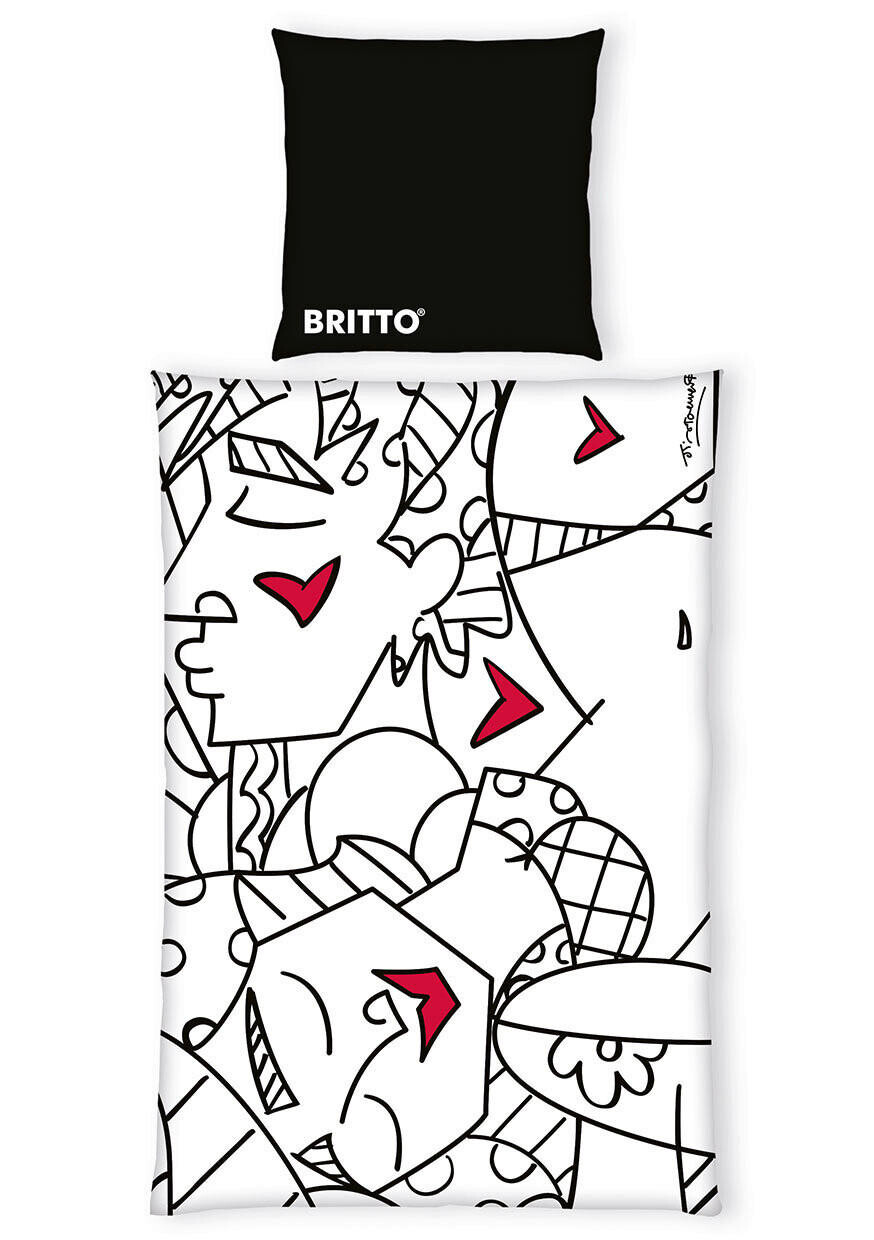 

Двустороннее постельное белье BRITTO, 135x200 см, многоцветный