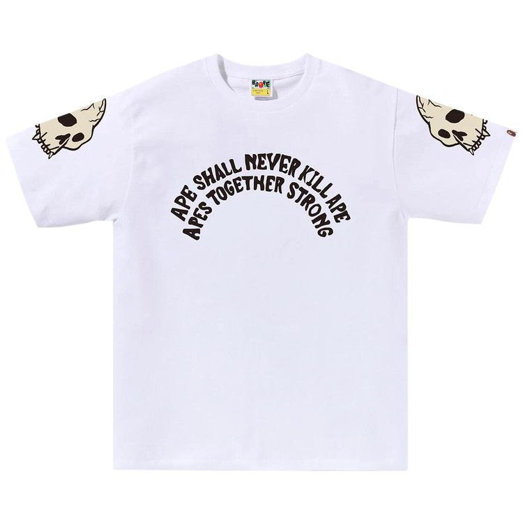 

Футболка BAPE Souvenir Skull Tee, White